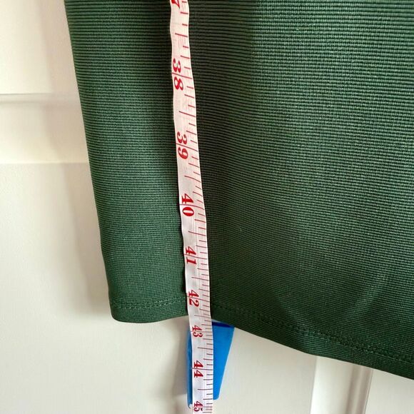 NWT Maggie London flutter sleeves green sheath midi dress Size 2 - Picture 10 of 13